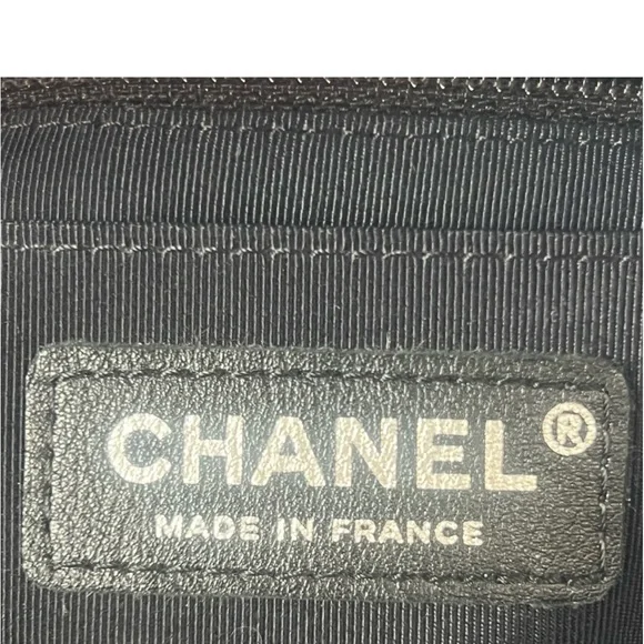 Chanel Lady bug black quilted lambskin 2010 Medium Flap bag with Serial sticker - Picture 12 of 13